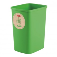 Curver Deco FlipBin atkritumu tvertne, zaļš, 26x26x34cm, 25L