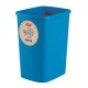 Curver Deco FlipBin atkritumu tvertne, zils, 26x26x34cm, 25L