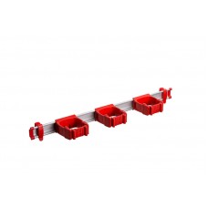 HV Toolflex universāla pakaramā sistēma ar 3 ietverēm, sarkana, 54cm