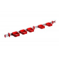 HV Toolflex universāla pakaramā sistēma ar 5 ietverēm, sarkana, 94cm