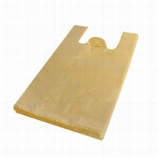 Maisiņi ar rokturiem, dzelteni, L, HDPE, pārstrādājams, 50mcr, 35x16x64, 50gb. sv.: 0.02621kg
