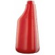 PROQ Polietilēna pudele (bez uzgaļa), sarkans, 600 ml., 1 gab.