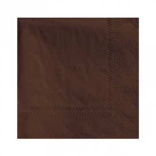 Galda salvetes, 3 slāņi, 33x33 cm., brūnas, 6 pac. x 250 loksnes