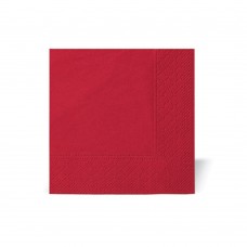 Galda salvetes, 2 slāņi, 24x24 cm., sarkanas, 10 pac. x 200 loksnes