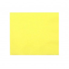 Galda salvetes, 1 slānis, 24x24 cm, dzeltenas, 18 pac. x 400 loksnes