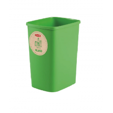 Curver Deco FlipBin atkritumu tvertne, zaļš, 18x18x29cm, 10L