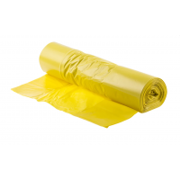 Atkritumu maisi "C" 60l, dzelteni, 70x70cm, 50 mcr., 10 gab.